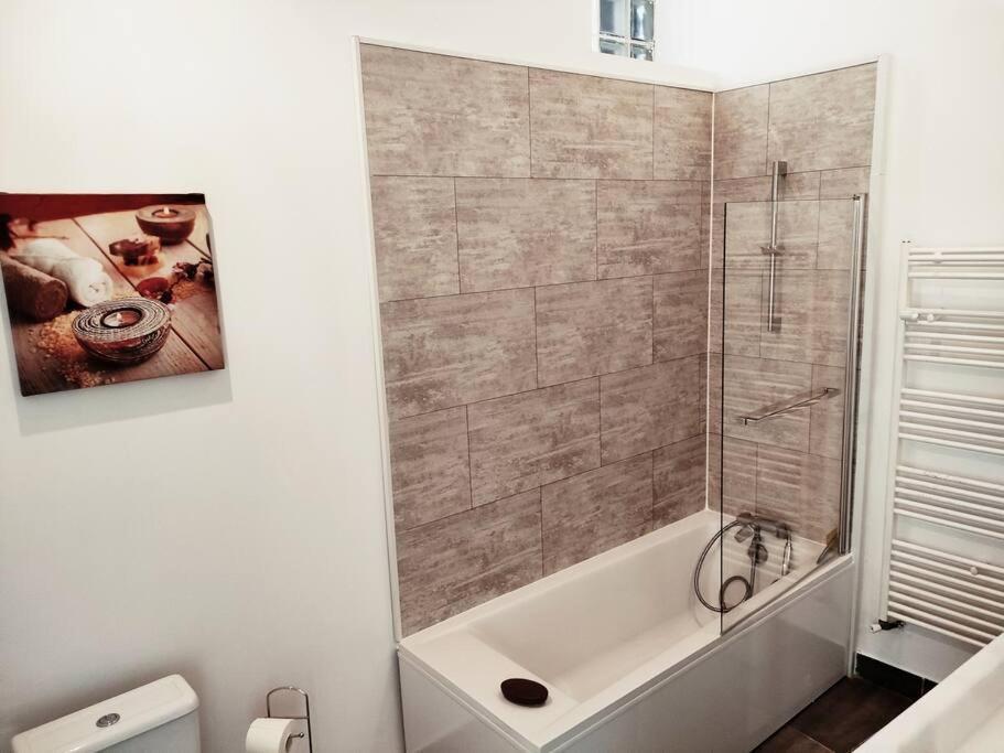 Superbe Maison Renovee Avec Agreable Jardin Sainte-Catherine  Luaran gambar
